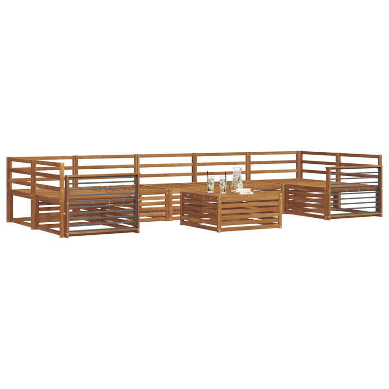 404cm Wide Patio Sectional Set