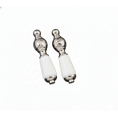 Strom Living P0552  2" Long Porcelain Handle Pair