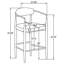 Chaise de comptoir rembourrée (ensemble de 2)-1603831103