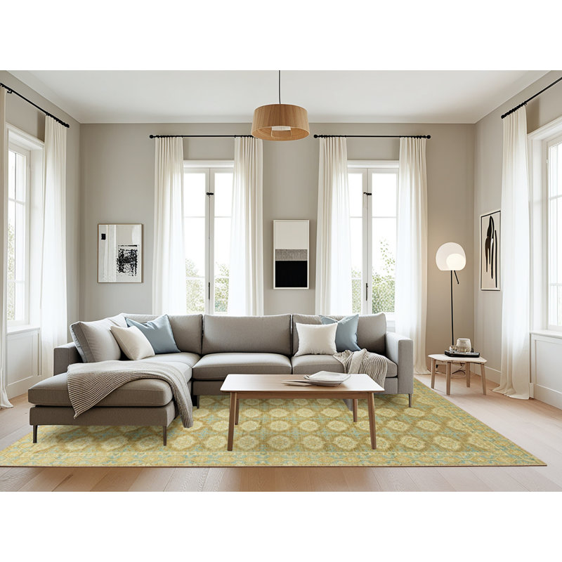 Abstract Indoor Rug, Rectangle 8' x 10'