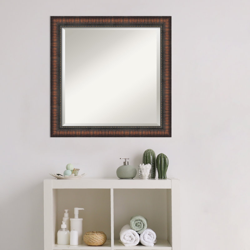 Miroir mural Danina, 24 po x 24 po, Carré