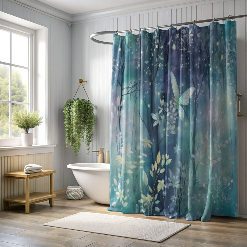 Forest Harmony - Premium Shower Curtain, 74"H x 71"W