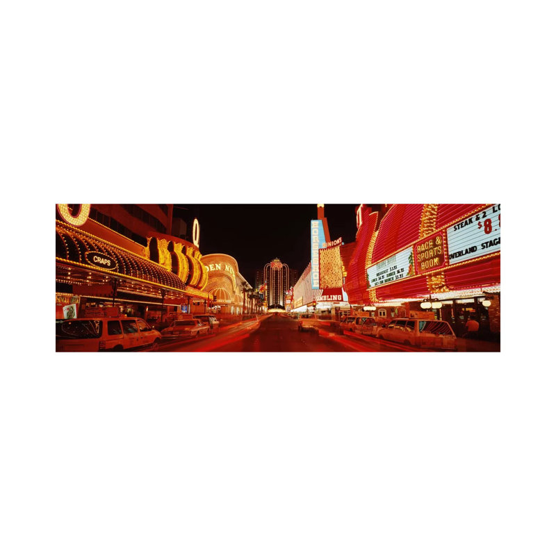 Las Vegas NV USA #2 - Wrapped Canvas Panoramic Print, 30.48 cm H x 91.44 cm W x 1.91 cm D