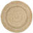 Festive Finds Round Braided Jute Natural Area Rug-17999391