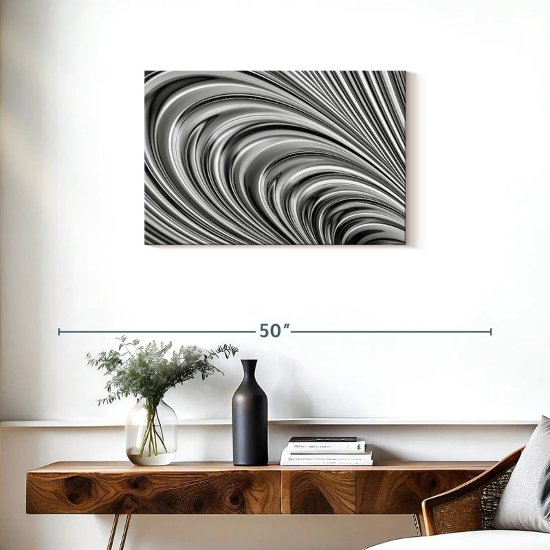 Avery Metal Wave, 20" H x 30" W
