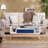 Levi Glass Top Single Coffee Table-25226370