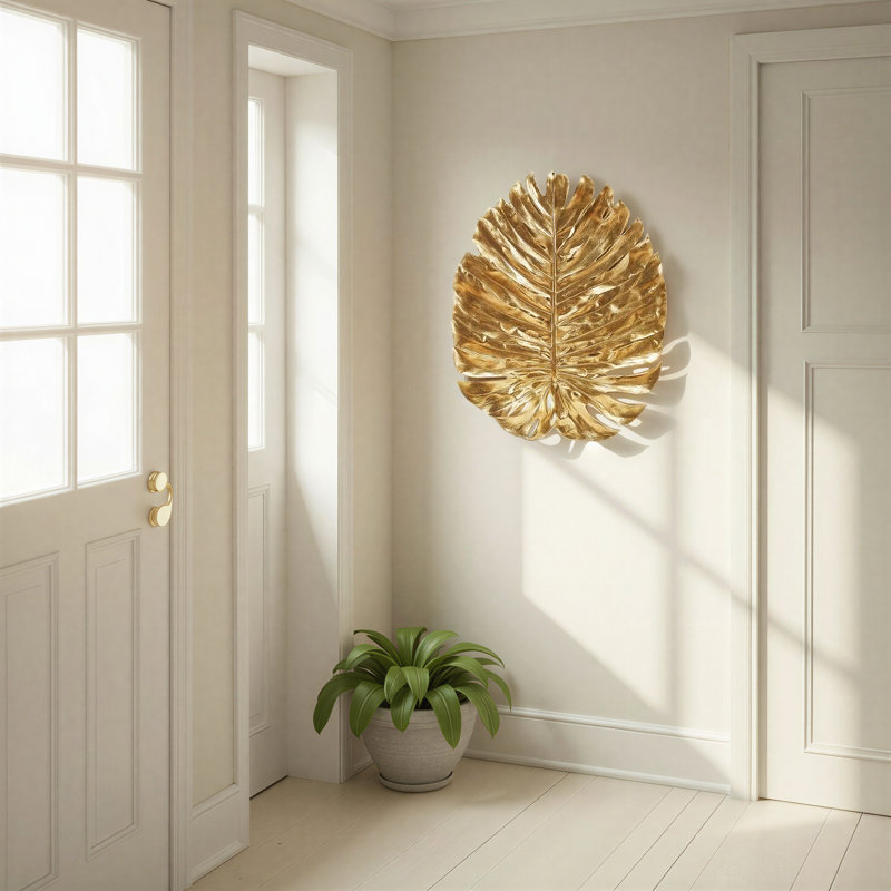 Resin Leaf Wall Décor