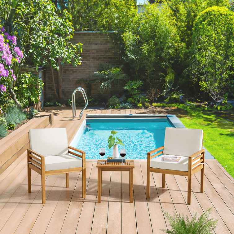 Aamori 2 - Person Patio Conversation Sets with Cushions