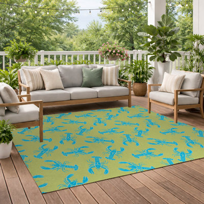 Tapis d'extérieur décoratif homard