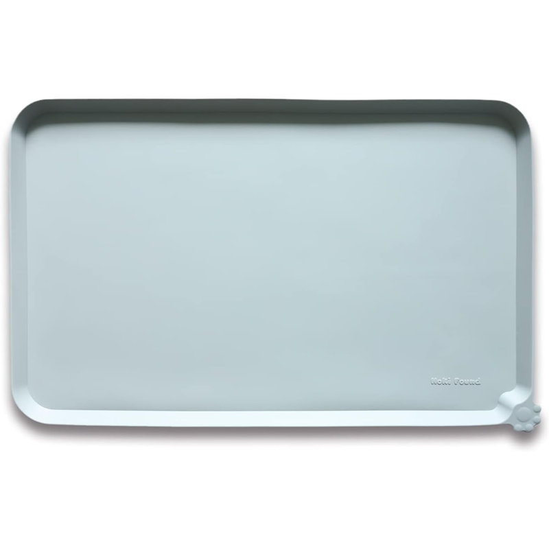 Mangeoire surélevée antidérapante, 14", Cuirassé