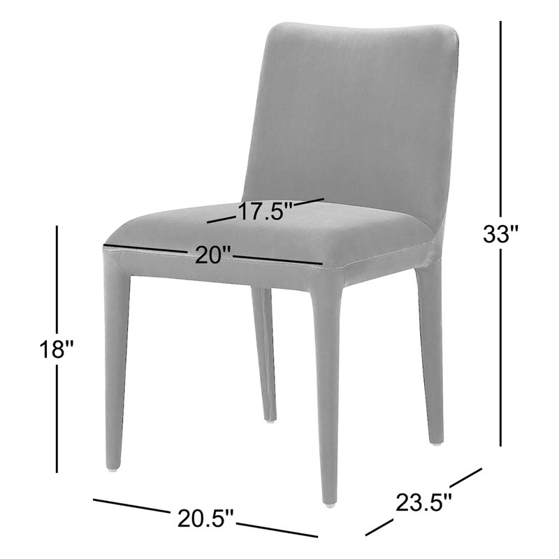 Calla Upholstered Dining Chair, Dove Performance Chenille