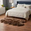 Tapis brun fait à la main Fraga-1313107860