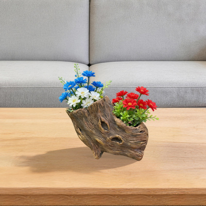 Pot de fleurs simulé