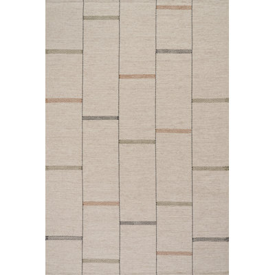 Carmeon Hamilton Shiloh Bohemian Striped Wool Rug