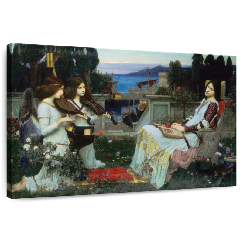 Adella Saint Cecilia, 32" H x 48" W
