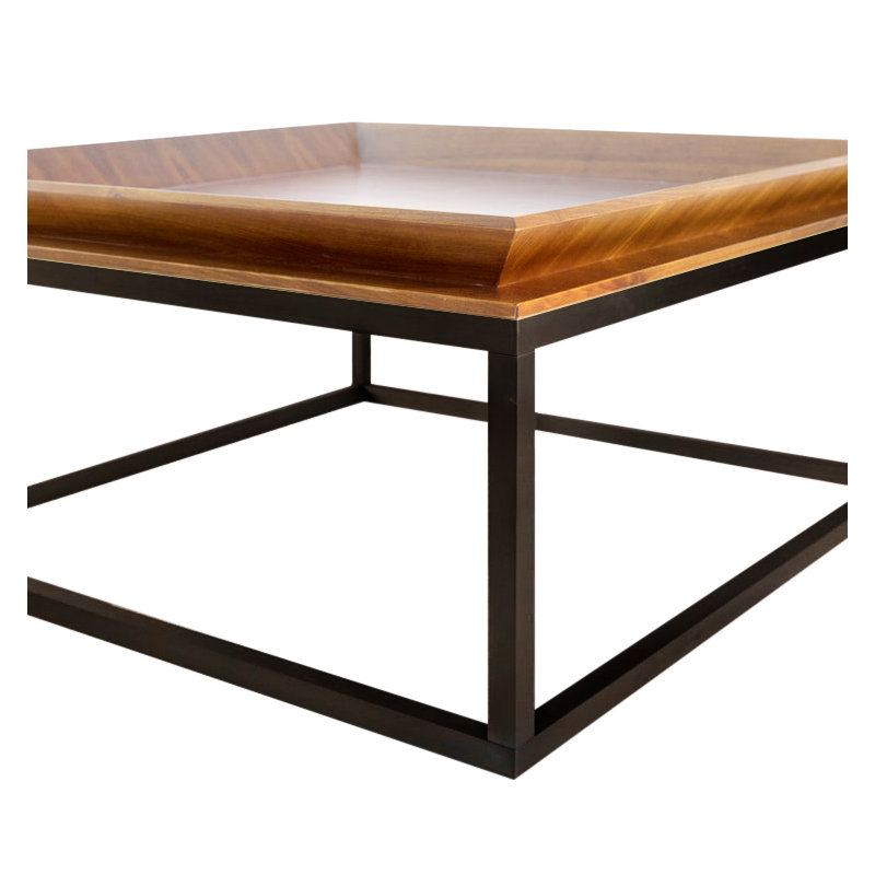 Le Solid Wood Coffee Table, Oak, Oiled Bronze