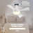 Socket Fan Light With Remote, Portable...