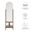 Ascend Standing Mirror In Black-88459755