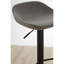 Linndale Swivel Upholstered Adjustable Height Counter Stool with Metal Frame-251424664