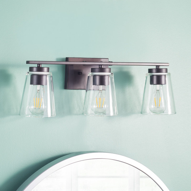 Asjia 25" Bronze Dimmable Industrial Chic Wall Sconce