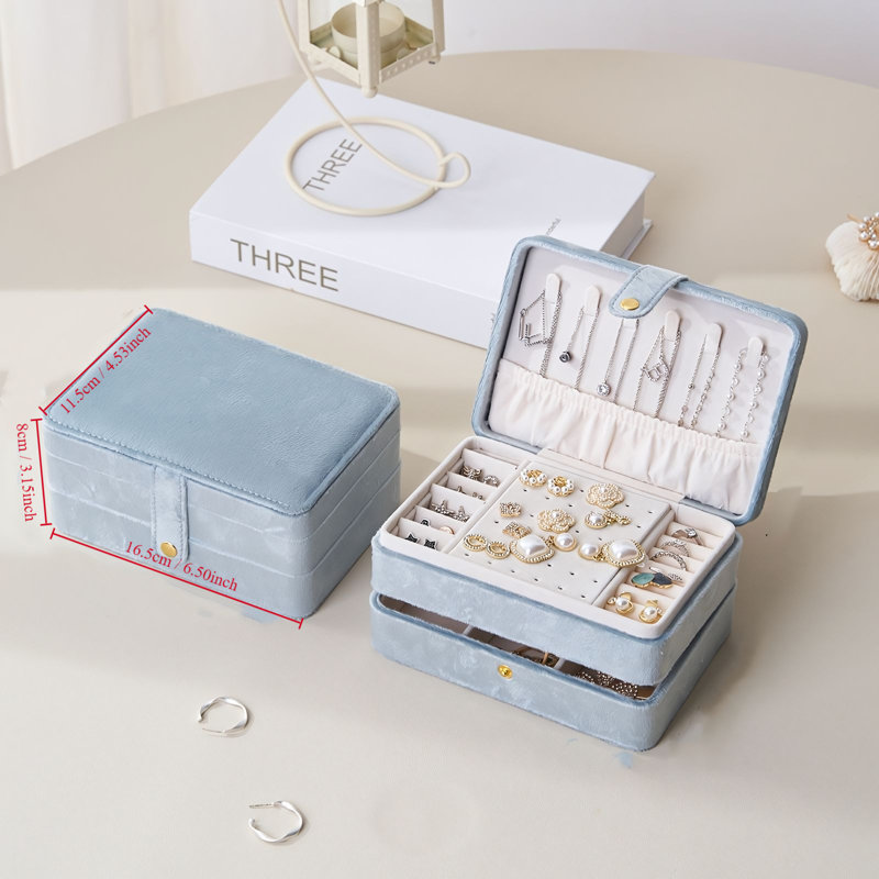 Boîte à bijoux +, Bleu