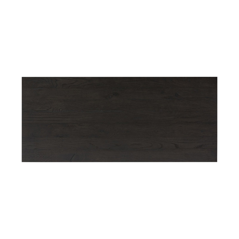 Bari Bar Cabinet, Cracked Smoked Black