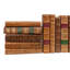 Ensemble de livres décoratifs en similicuir 24 pièces