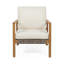 Fauteuil club en bois