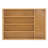 Bamboo Rect 5-Sectional Cutlery Tray