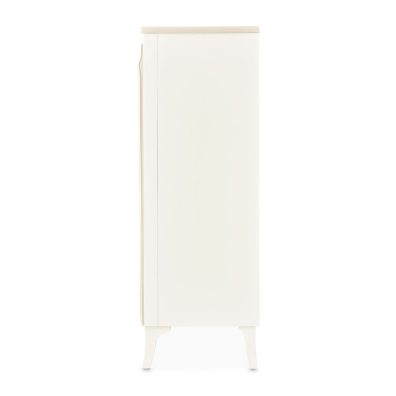 La Marisia 5-Drawer Chest - Creamy Pearl