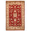 Hand-Knotted High-Quality Red and Ivory Area Rug