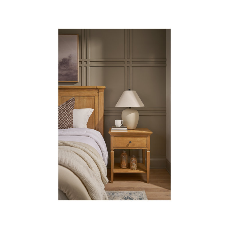 Birchaven 1 Drawer Nightstand, Brindle