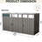 Metal Garbage Bin Shed In Grey Color - Stores 3 Trash Cans, , Scratch-, Easy To Install And Clean Storage For Lawn Holds , Use