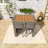 5-Piece Rectangular Outdoor Patio Dining Set With Removable Cushions