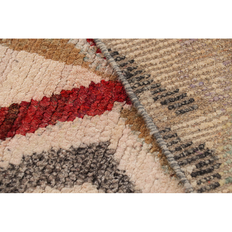 One-of-a-Kind 4'10" X 6'11" No Wool Area Rug Polychromatic