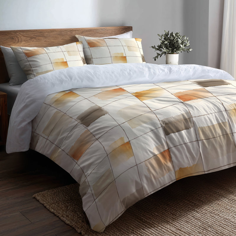 Ensemble de housse de couette et coussin décoratif Modern, Housse de couette très grand et 2 très grandes t