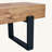 5-Piece Dining Table Set For 59" Kitchen Table Set With 4 Square Stools