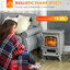 Electric Fireplace Heater with Realistic LED Flames-1581027644