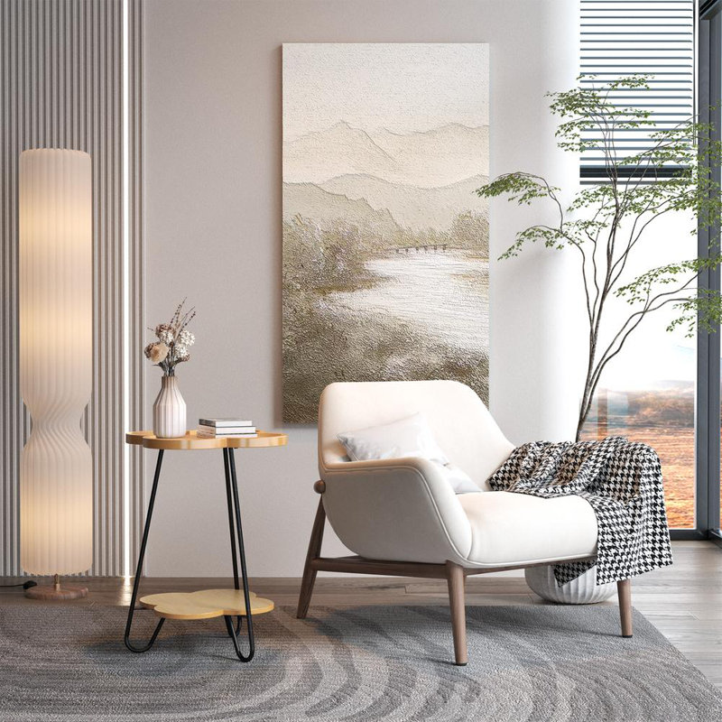Round Accent Side Table Living Room End Table Corner Table Side Table Accent Table