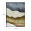 Abstract Watercolor Print in Metal Frame