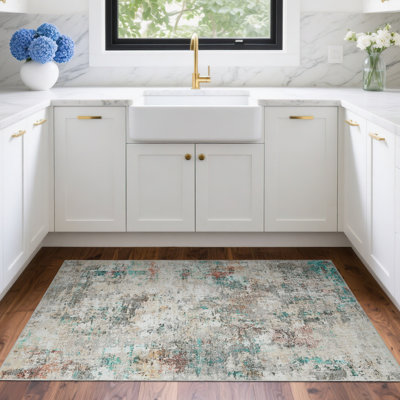 Rectangle Abstract Area Rug