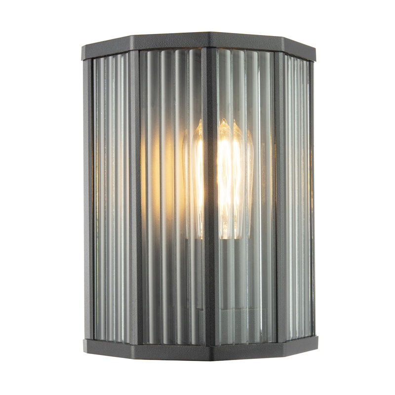 Matte 26cm H Outdoor Wall Lantern