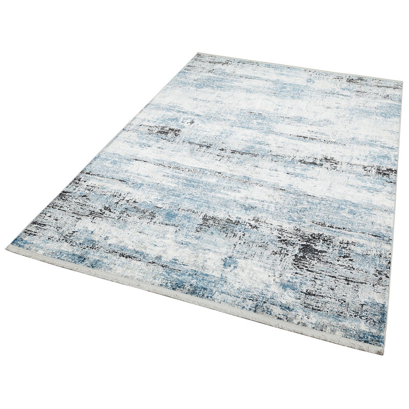 Luxurious Machine-Woven Area Rug, 9.8 x 13.1 Feet, 100% Viscose/Polyester, Pile Height: 0.24 Inches | Heavy-Duty 4.3 lbs/sq ft, 864,000 Thread Points | Easy to Clean with Vacuum & Spot Remover, Perfect for Living Room & Bedroom