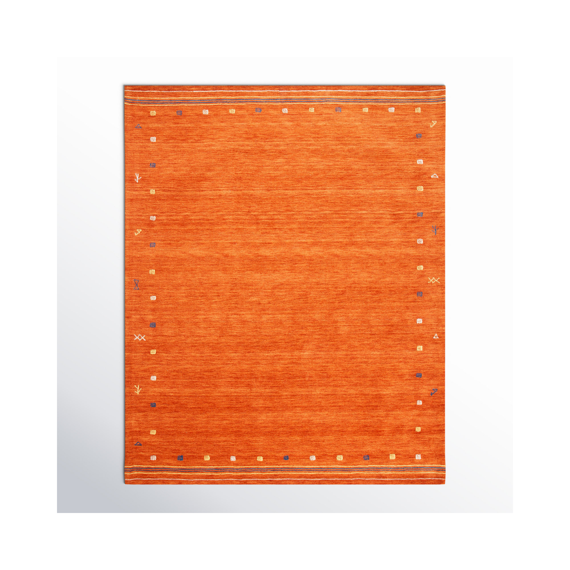 Danette Hand Loomed Wool Rug, Rectangle 11' x 15'
