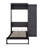 Twin Size Murphy Bed With Drawers, Bed & Can Be Folded Into A Cabinet