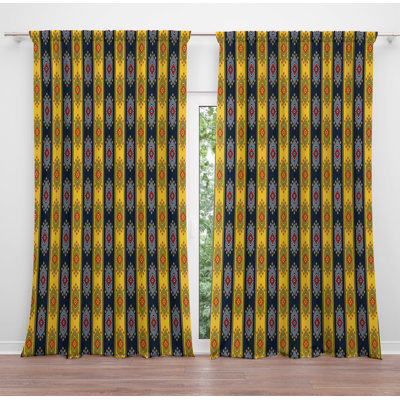 Yasleen Room Darkening Curtain Pair