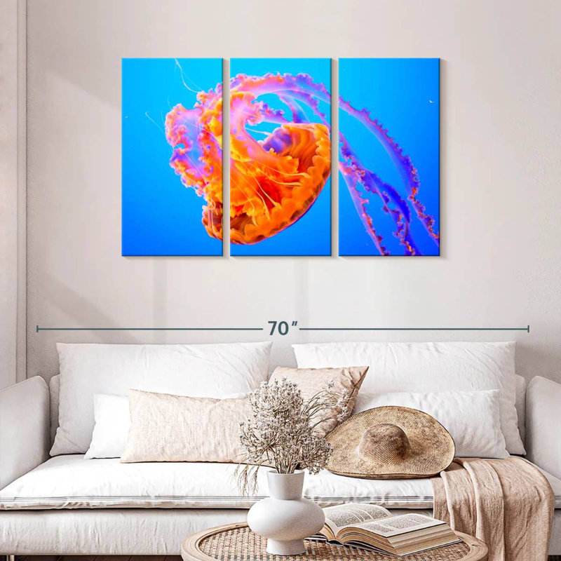 Jellyfish Somersault, 28" H x 45" W