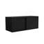 Armoire murale H 13 po, 2 portes coulissantes, 1 tablette, noir-1588595051