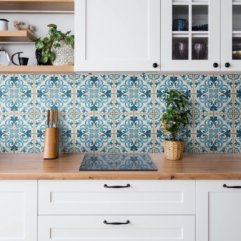 Cejda 50cm x 100cm PVC Field Tile in Blue