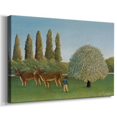 The Pasture (Le Pâturage)-Henri Rousseau-Gallery Wrapped Canvas-1906
